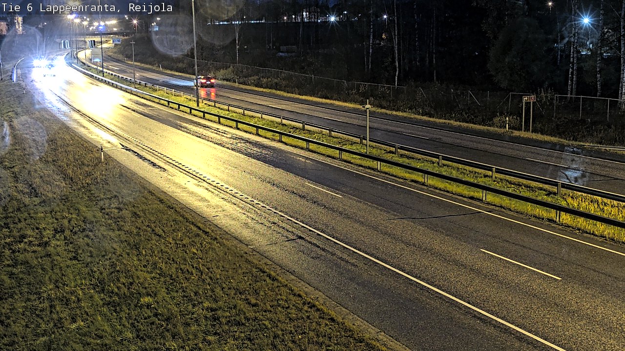 Weather Camera Image Road 6 Lappeenranta, Reijola, Lappeenranta, Etelä-Karjala
