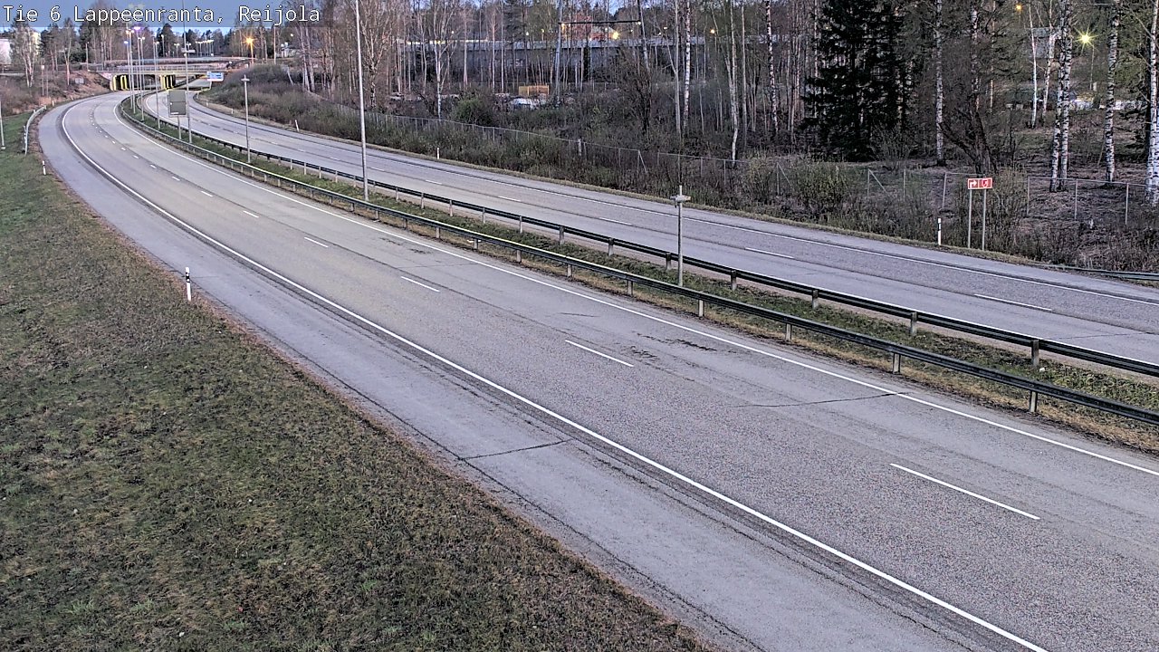 Weather Camera Image Road 6 Lappeenranta, Reijola, Lappeenranta, Etelä-Karjala