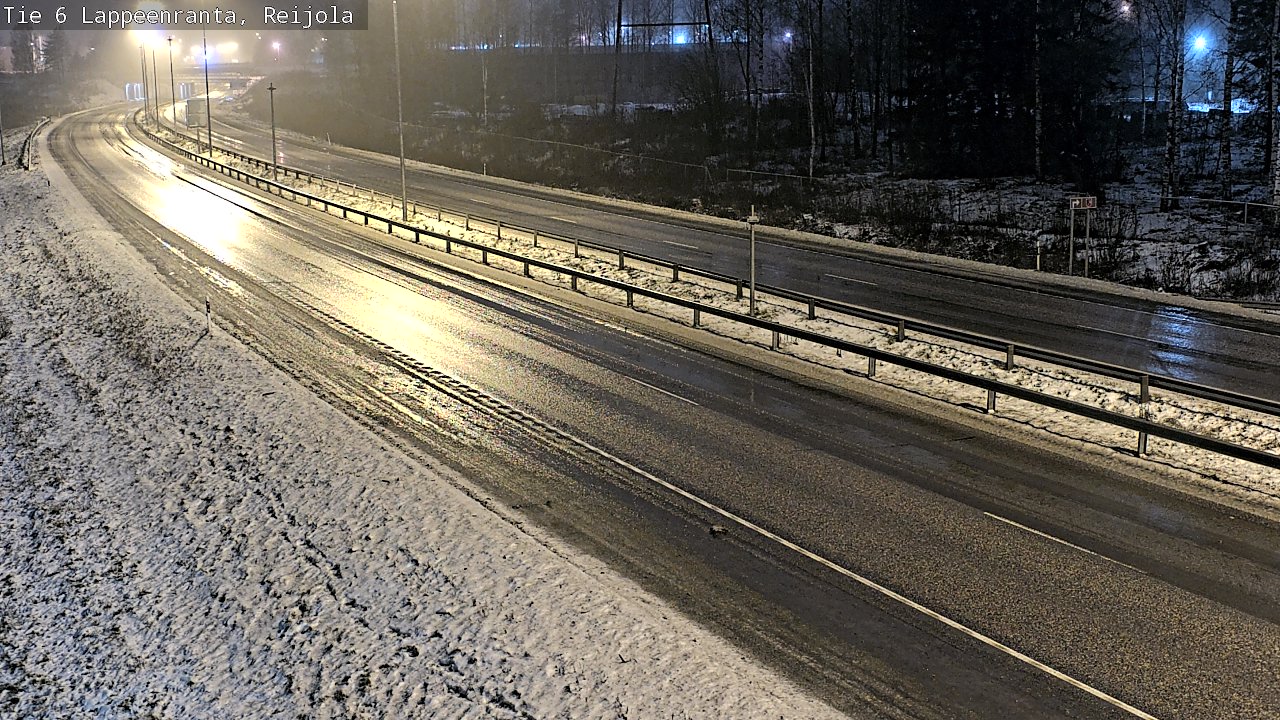 Weather Camera Image Road 6 Lappeenranta, Reijola, Lappeenranta, Etelä-Karjala