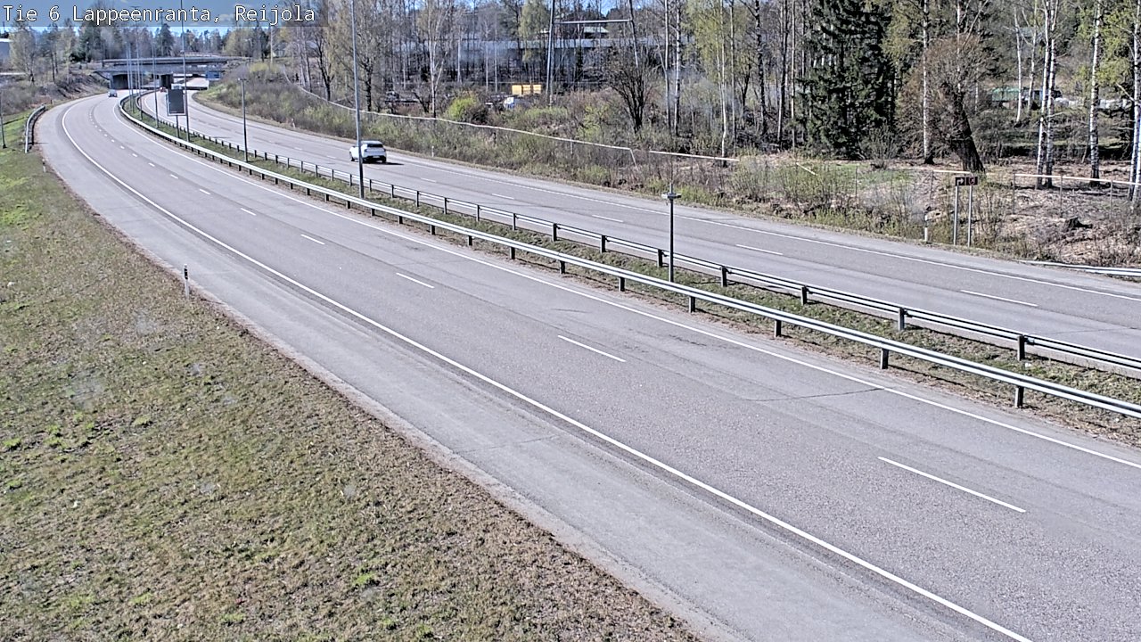 Weather Camera Image Road 6 Lappeenranta, Reijola, Lappeenranta, Etelä-Karjala