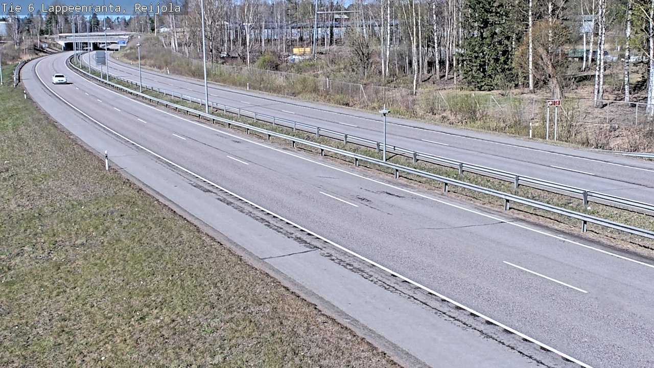 Weather Camera Image Road 6 Lappeenranta, Reijola, Lappeenranta, Etelä-Karjala