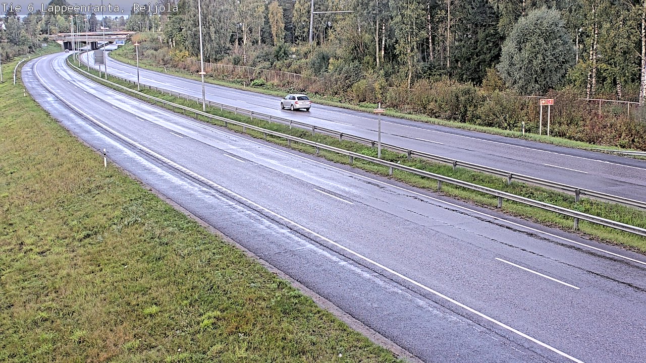 Weather Camera Image Road 6 Lappeenranta, Reijola, Lappeenranta, Etelä-Karjala