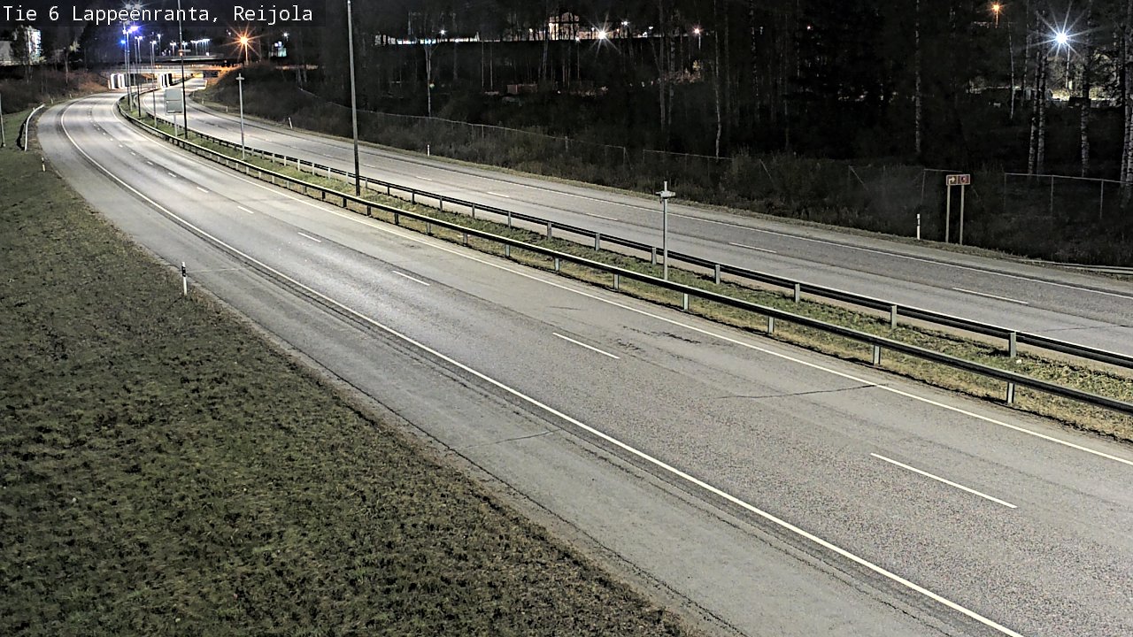 Weather Camera Image Road 6 Lappeenranta, Reijola, Lappeenranta, Etelä-Karjala
