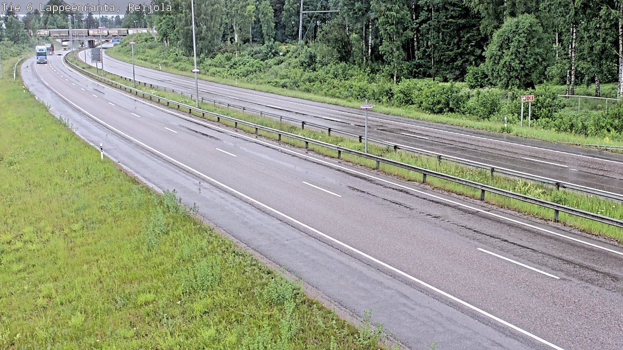 Weather Camera Image Road 6 Lappeenranta, Reijola, Lappeenranta, Etelä-Karjala
