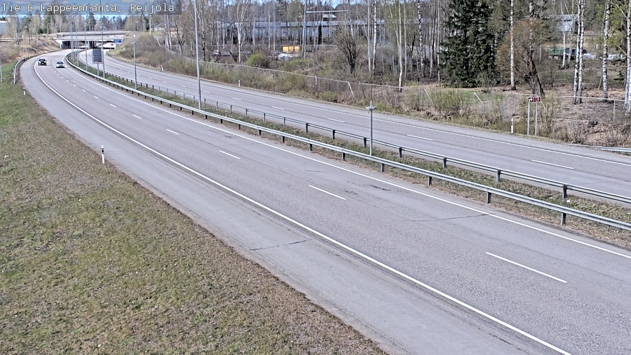 Weather Camera Image Road 6 Lappeenranta, Reijola, Lappeenranta, Etelä-Karjala