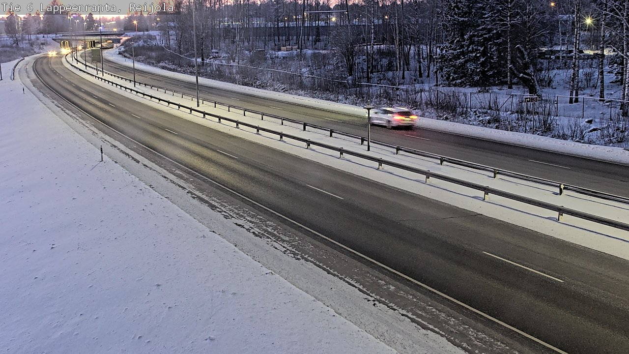 Weather Camera Image Road 6 Lappeenranta, Reijola, Lappeenranta, Etelä-Karjala