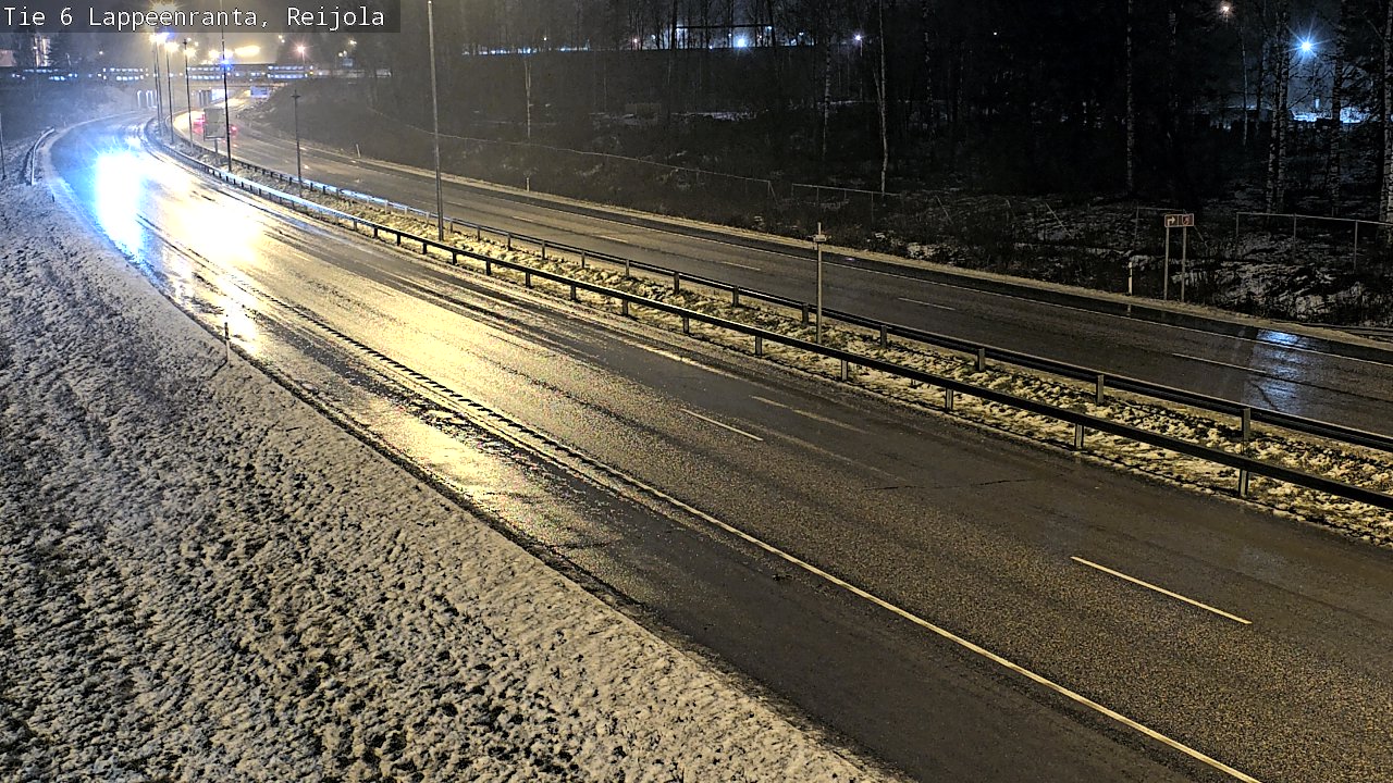 Weather Camera Image Road 6 Lappeenranta, Reijola, Lappeenranta, Etelä-Karjala