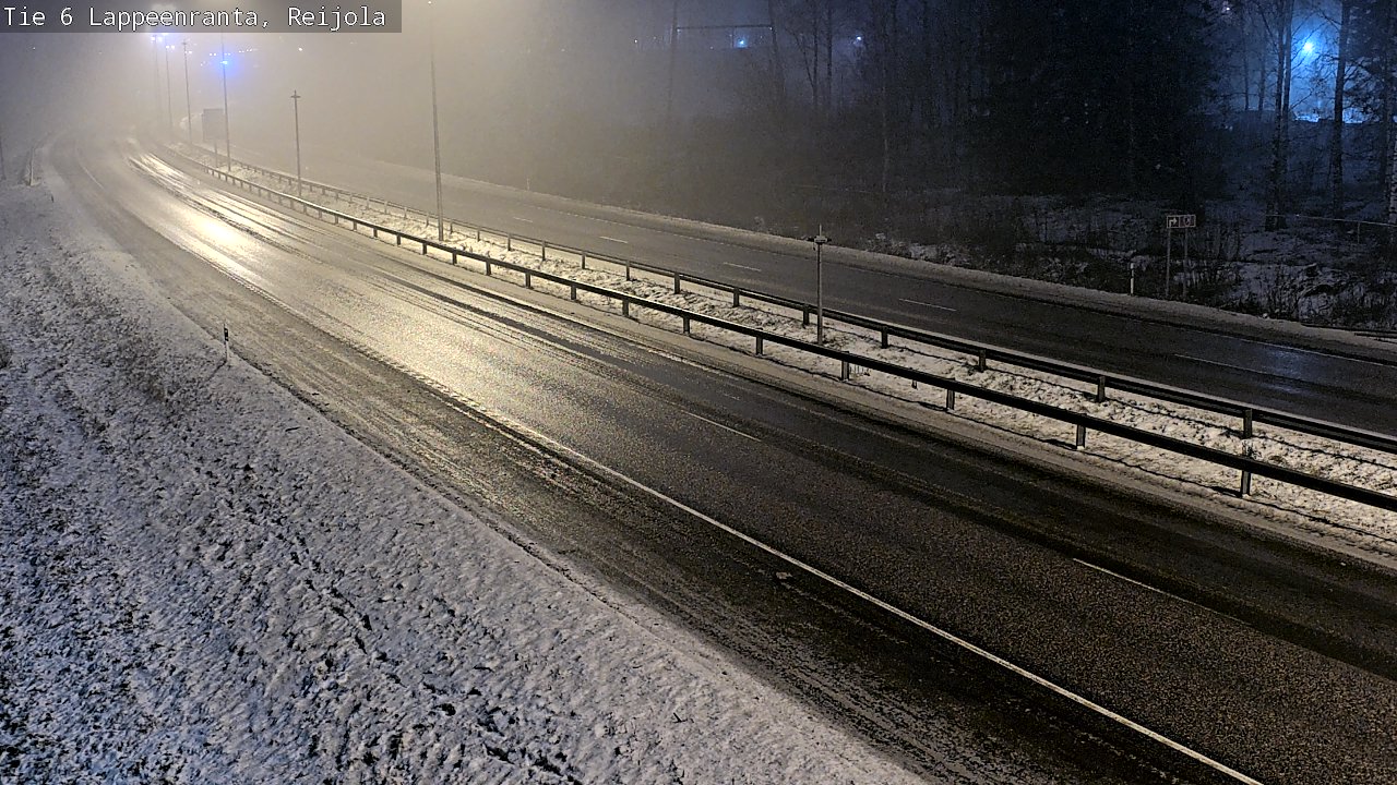 Weather Camera Image Road 6 Lappeenranta, Reijola, Lappeenranta, Etelä-Karjala