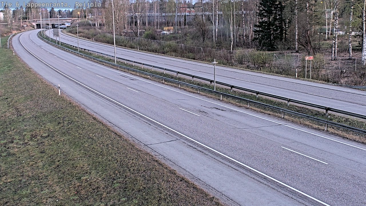 Weather Camera Image Road 6 Lappeenranta, Reijola, Lappeenranta, Etelä-Karjala