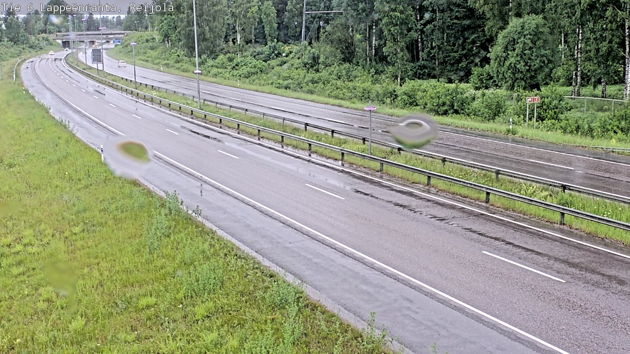 Weather Camera Image Road 6 Lappeenranta, Reijola, Lappeenranta, Etelä-Karjala