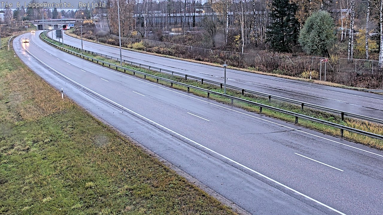 Weather Camera Image Road 6 Lappeenranta, Reijola, Lappeenranta, Etelä-Karjala