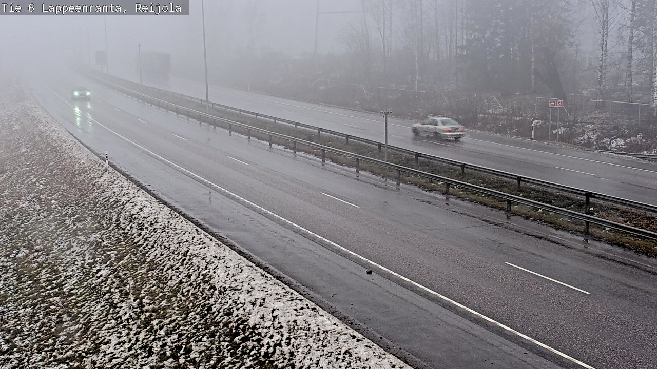 Weather Camera Image Road 6 Lappeenranta, Reijola, Lappeenranta, Etelä-Karjala