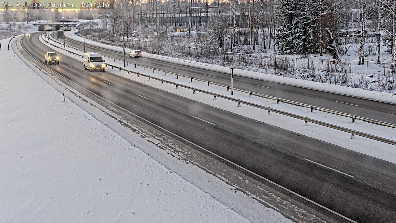 Weather Camera Image Road 6 Lappeenranta, Reijola, Lappeenranta, Etelä-Karjala