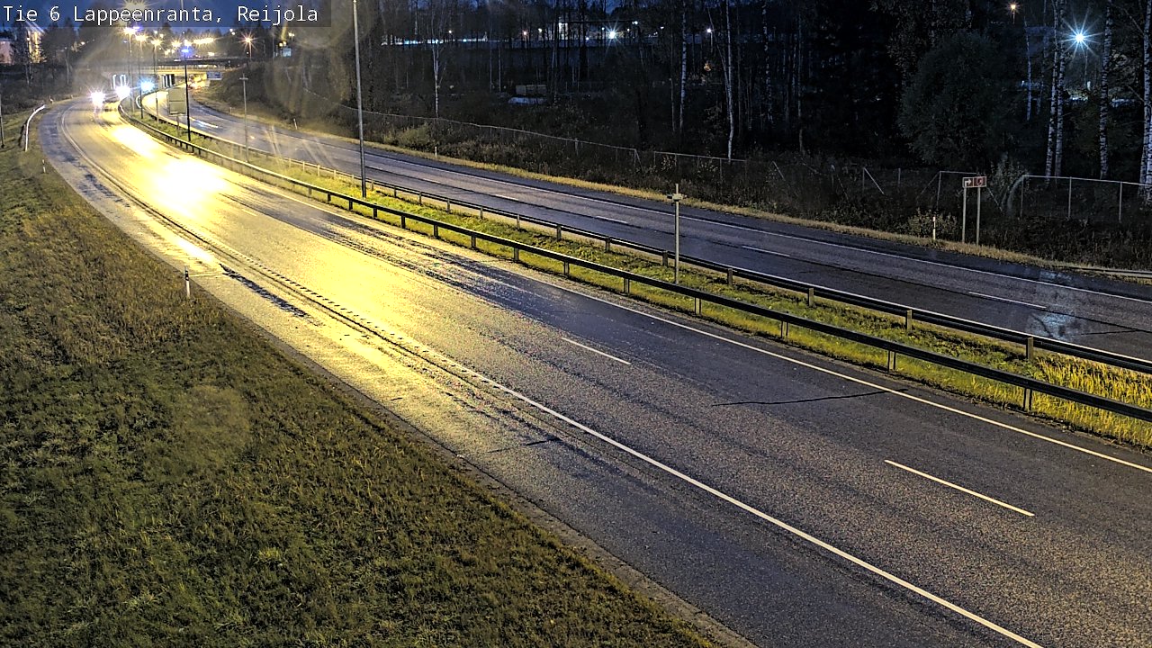 Weather Camera Image Road 6 Lappeenranta, Reijola, Lappeenranta, Etelä-Karjala