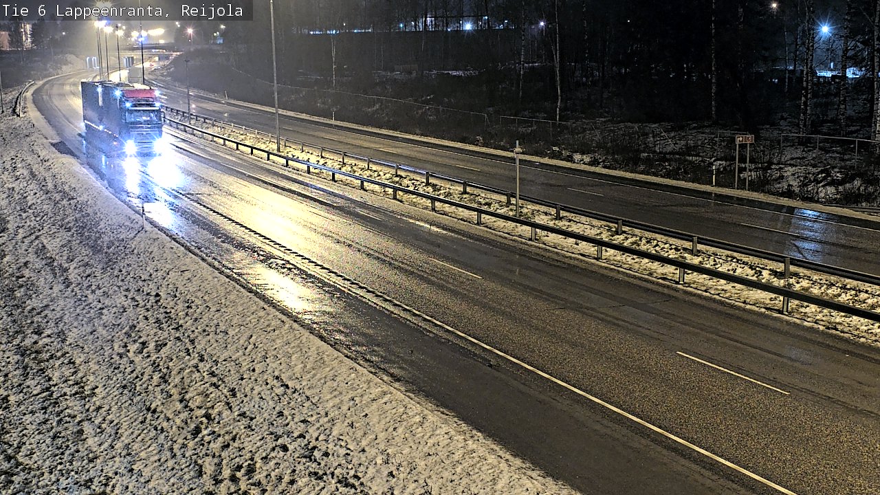 Weather Camera Image Road 6 Lappeenranta, Reijola, Lappeenranta, Etelä-Karjala