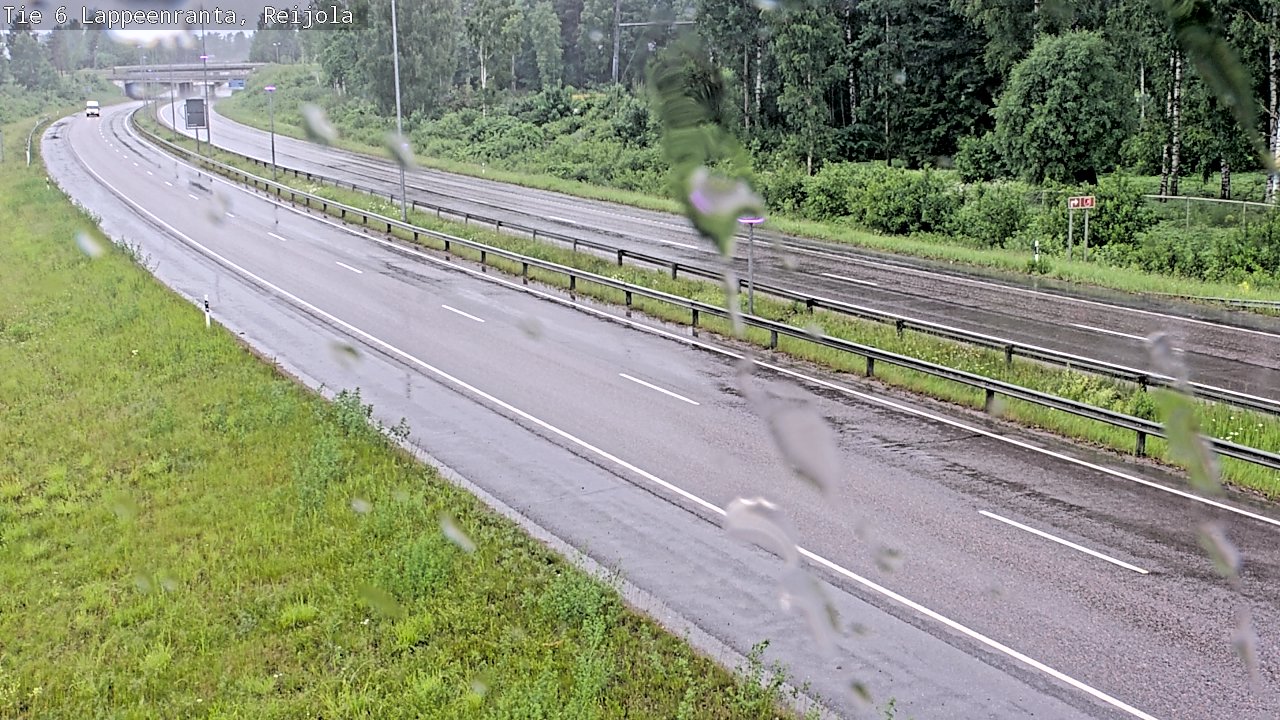 Weather Camera Image Road 6 Lappeenranta, Reijola, Lappeenranta, Etelä-Karjala