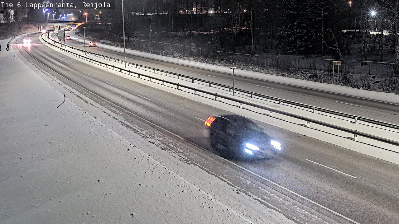 Weather Camera Image Road 6 Lappeenranta, Reijola, Lappeenranta, Etelä-Karjala