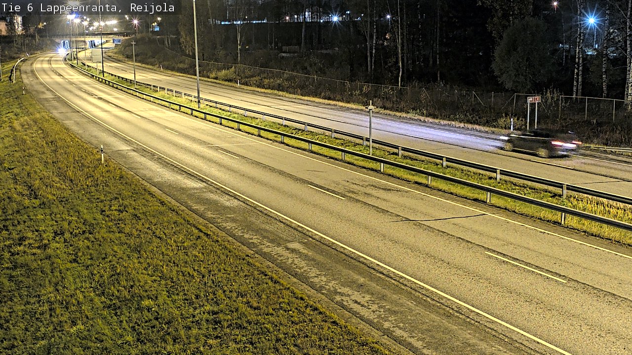 Weather Camera Image Väg 6 Villmanstrand, Reijola, Lappeenranta, Etelä-Karjala