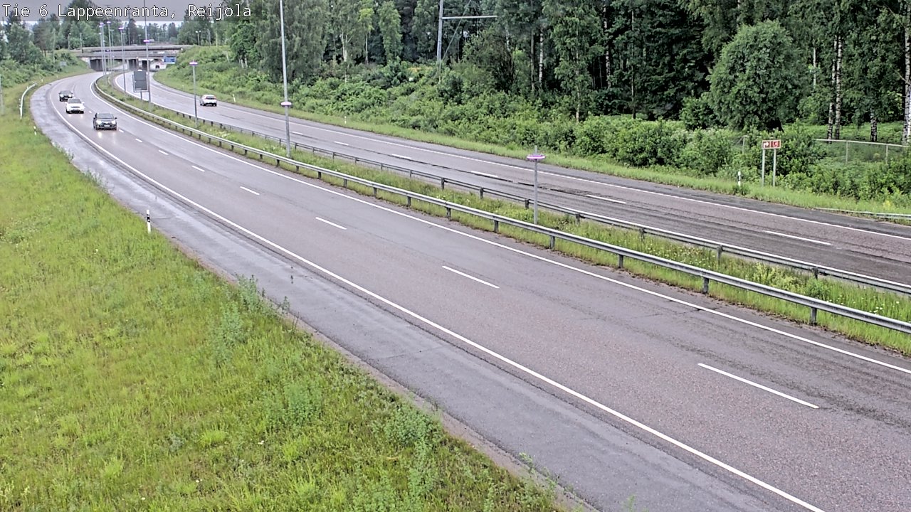 Weather Camera Image Road 6 Lappeenranta, Reijola, Lappeenranta, Etelä-Karjala