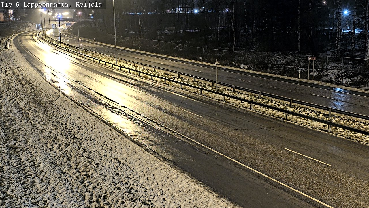 Weather Camera Image Road 6 Lappeenranta, Reijola, Lappeenranta, Etelä-Karjala