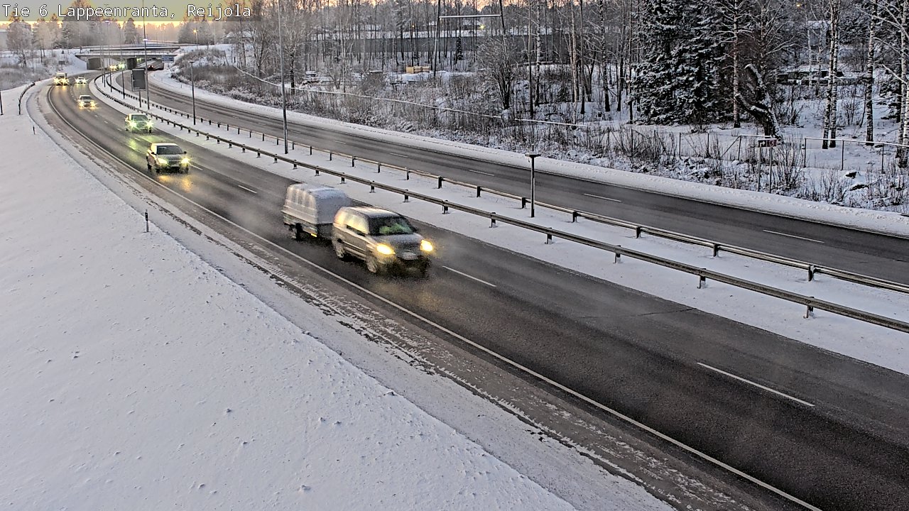 Weather Camera Image Road 6 Lappeenranta, Reijola, Lappeenranta, Etelä-Karjala