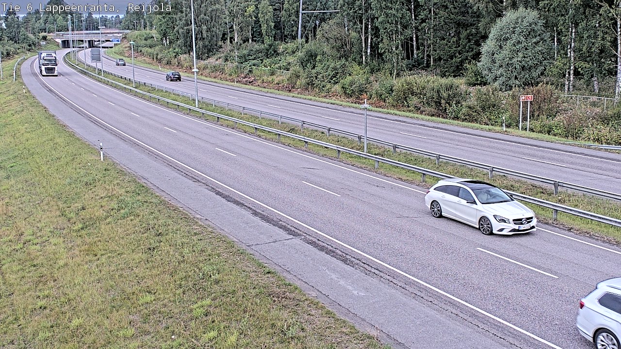 Weather Camera Image Road 6 Lappeenranta, Reijola, Lappeenranta, Etelä-Karjala