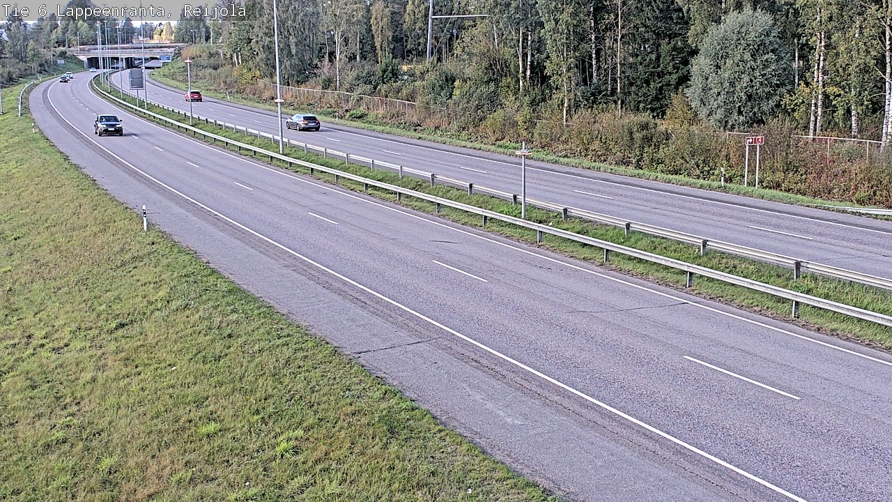 Weather Camera Image Road 6 Lappeenranta, Reijola, Lappeenranta, Etelä-Karjala