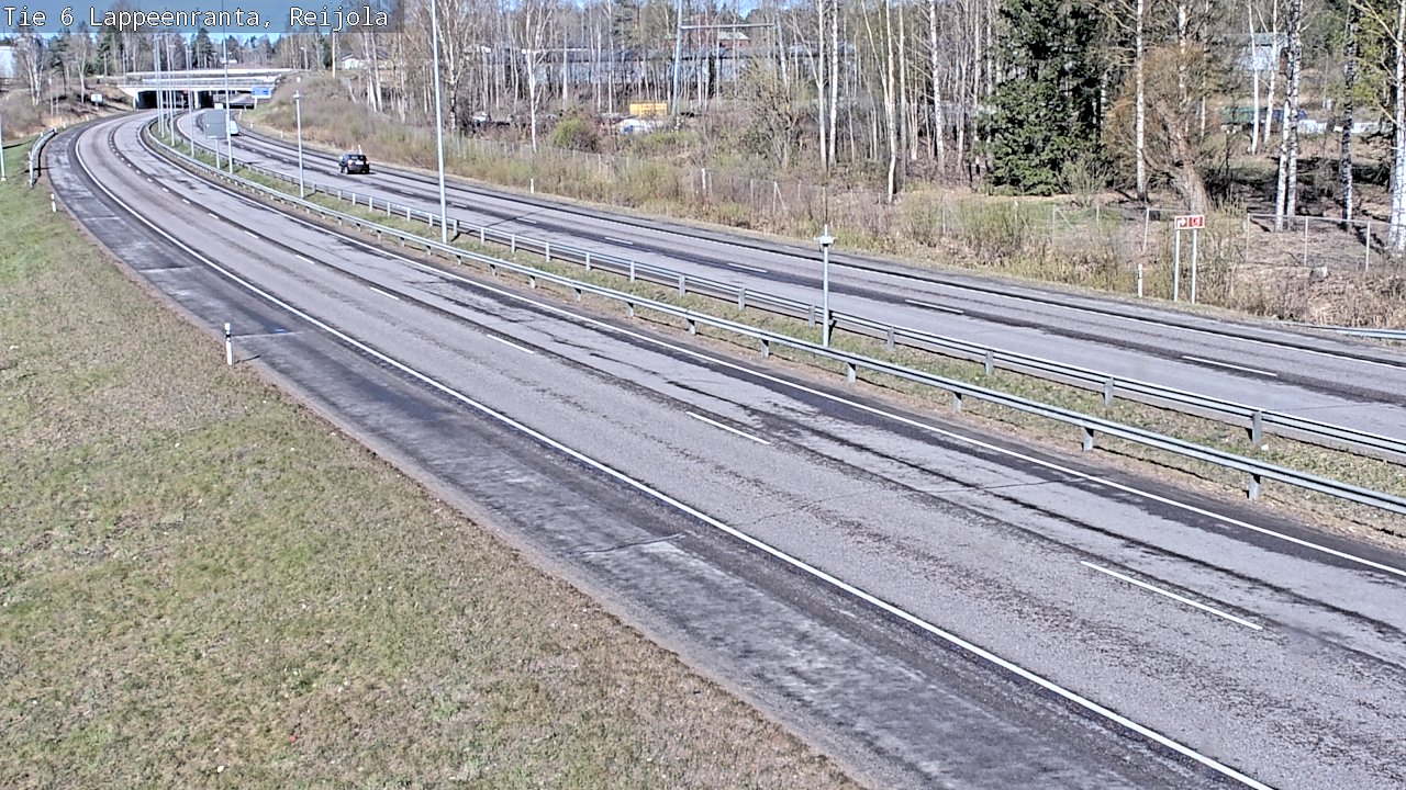 Weather Camera Image Road 6 Lappeenranta, Reijola, Lappeenranta, Etelä-Karjala