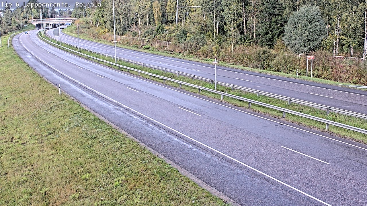 Weather Camera Image Road 6 Lappeenranta, Reijola, Lappeenranta, Etelä-Karjala