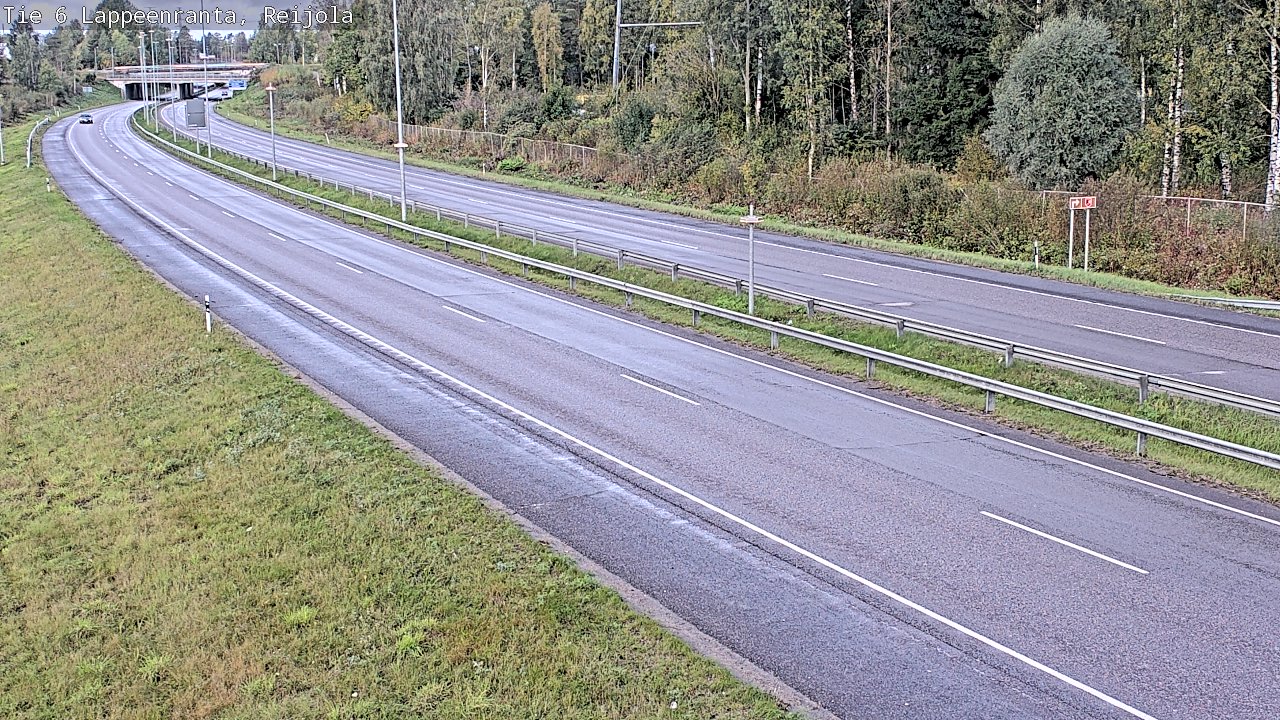 Weather Camera Image Road 6 Lappeenranta, Reijola, Lappeenranta, Etelä-Karjala