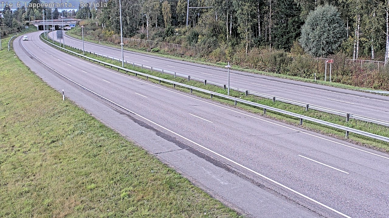 Weather Camera Image Road 6 Lappeenranta, Reijola, Lappeenranta, Etelä-Karjala