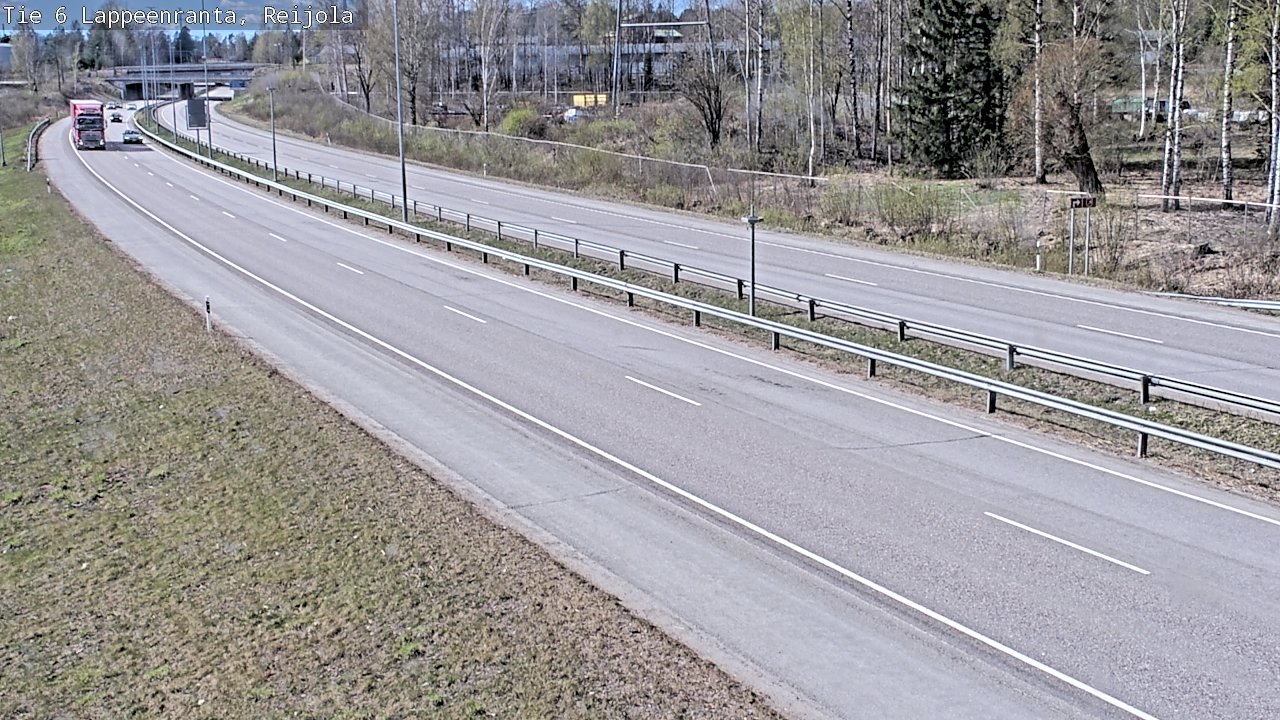 Weather Camera Image Road 6 Lappeenranta, Reijola, Lappeenranta, Etelä-Karjala