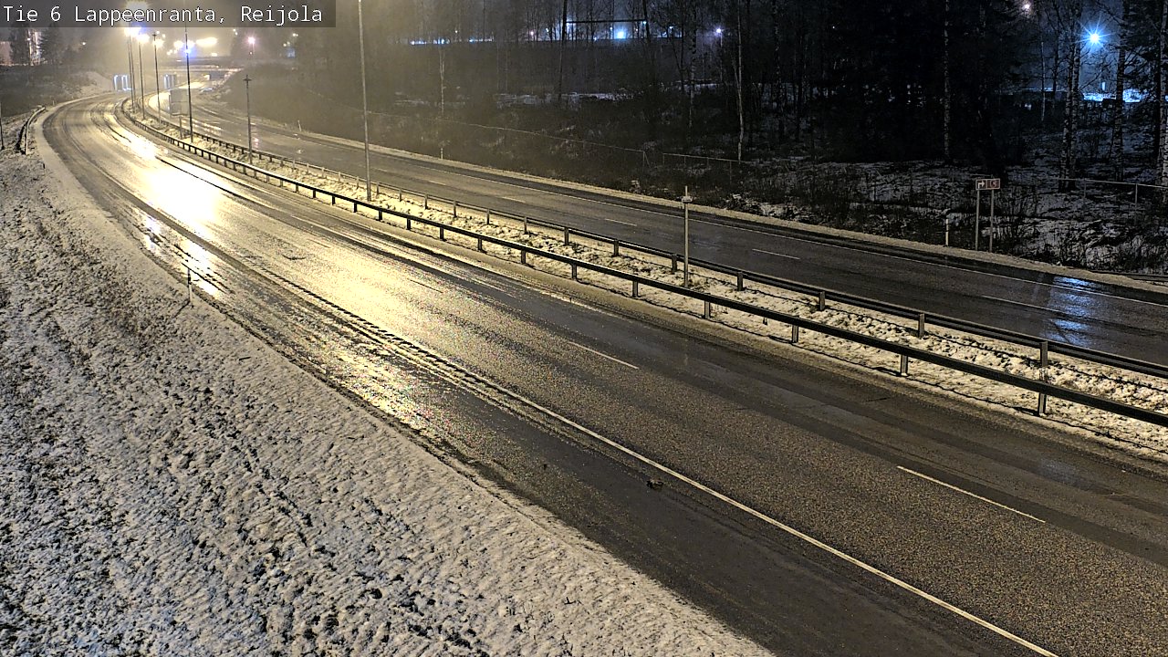 Weather Camera Image Road 6 Lappeenranta, Reijola, Lappeenranta, Etelä-Karjala