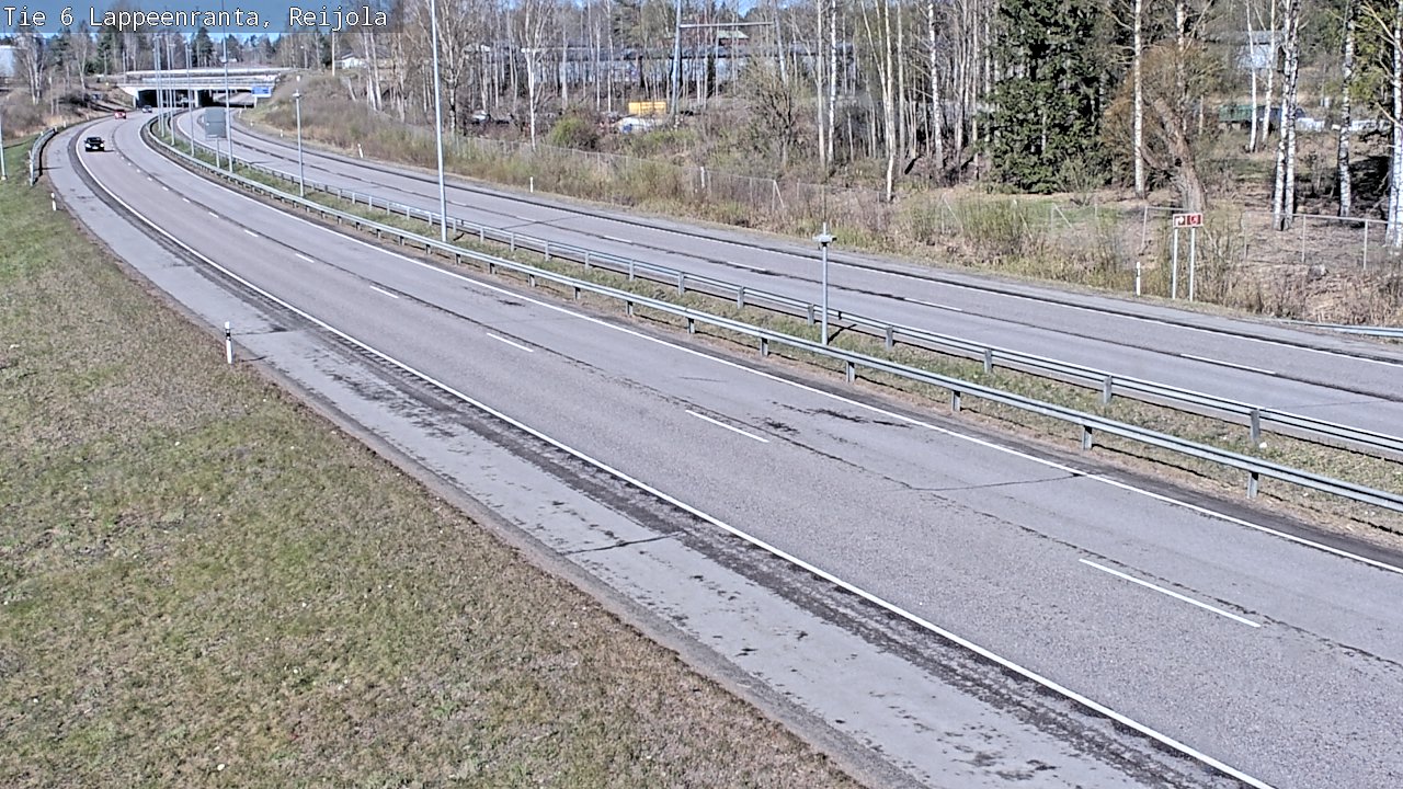 Weather Camera Image Road 6 Lappeenranta, Reijola, Lappeenranta, Etelä-Karjala