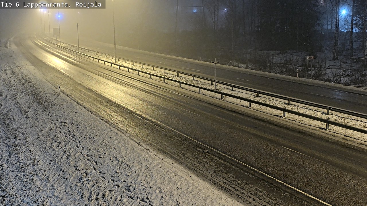 Weather Camera Image Road 6 Lappeenranta, Reijola, Lappeenranta, Etelä-Karjala