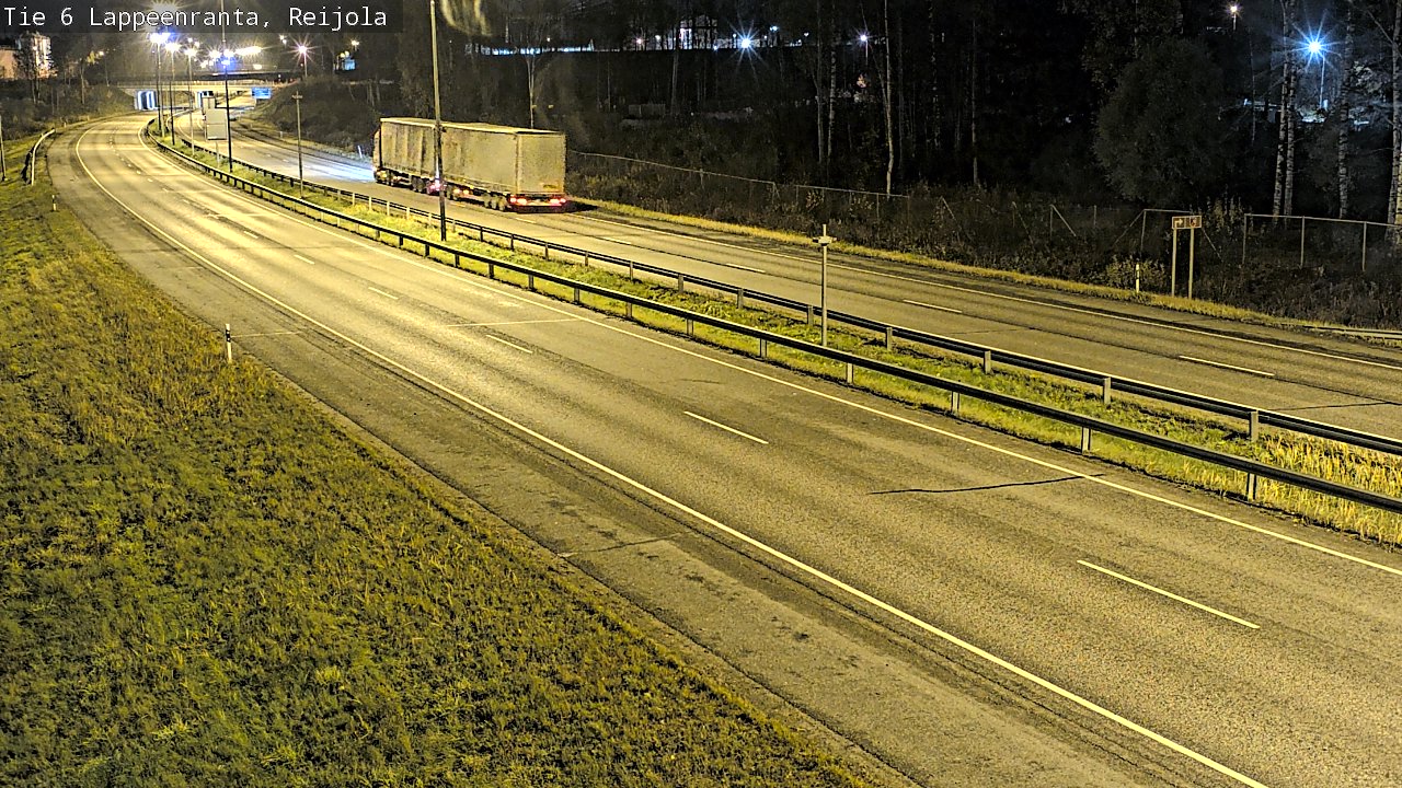 Weather Camera Image Road 6 Lappeenranta, Reijola, Lappeenranta, Etelä-Karjala