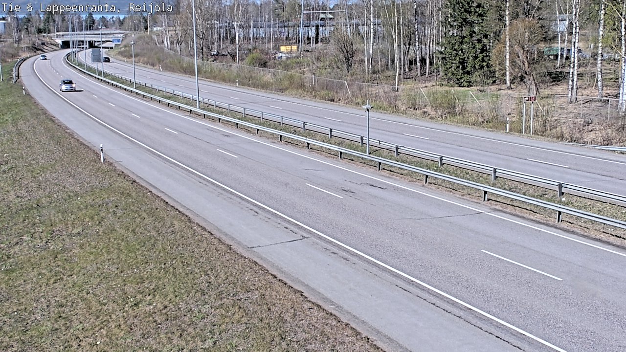 Weather Camera Image Road 6 Lappeenranta, Reijola, Lappeenranta, Etelä-Karjala