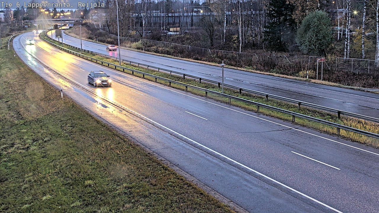 Weather Camera Image Road 6 Lappeenranta, Reijola, Lappeenranta, Etelä-Karjala