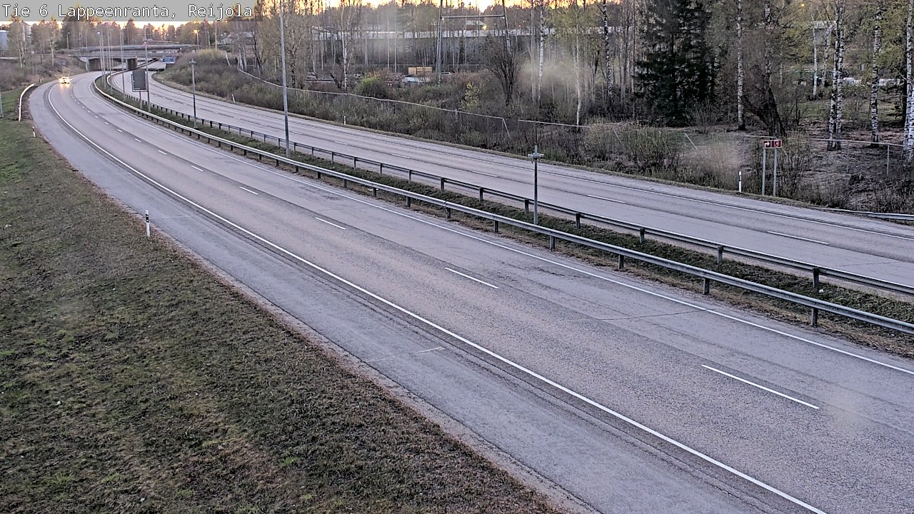Weather Camera Image Road 6 Lappeenranta, Reijola, Lappeenranta, Etelä-Karjala