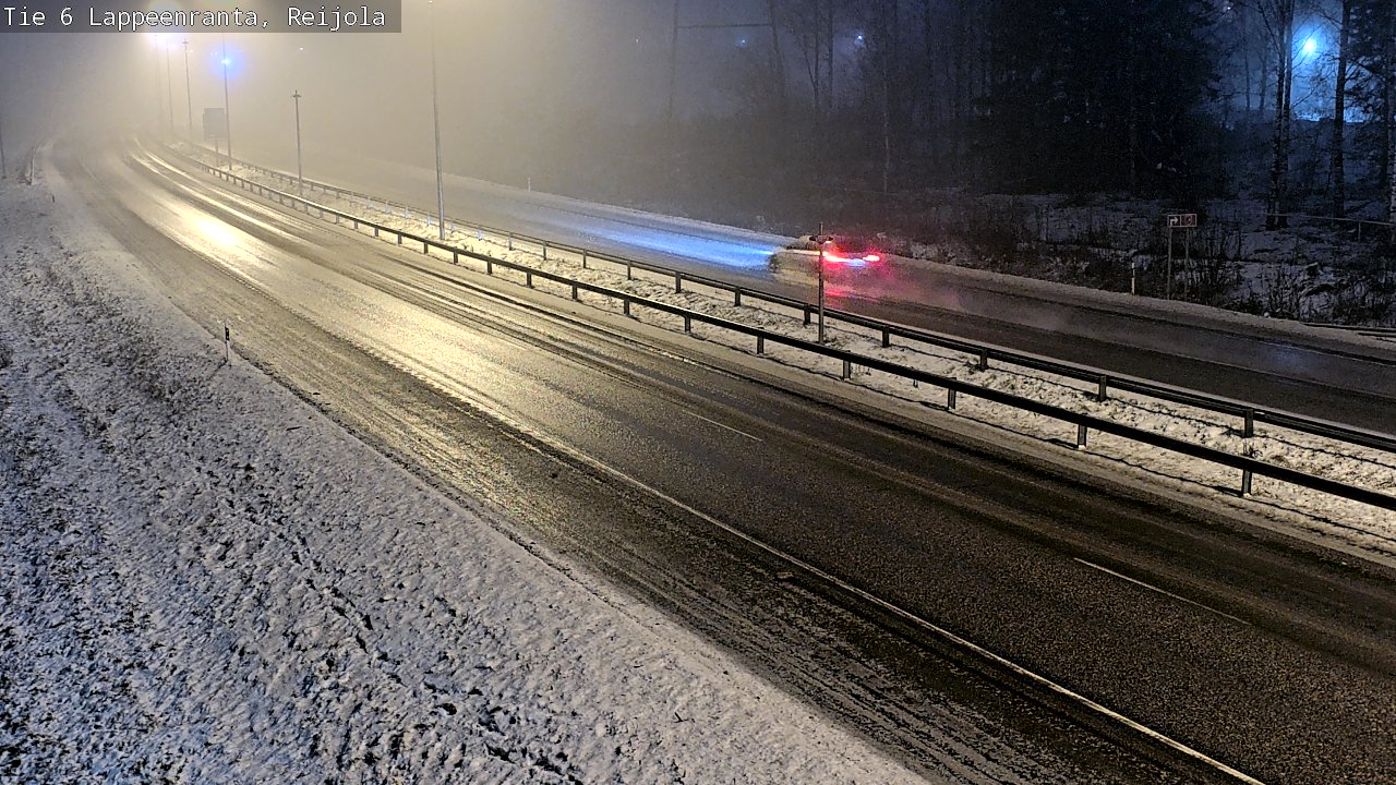 Weather Camera Image Road 6 Lappeenranta, Reijola, Lappeenranta, Etelä-Karjala