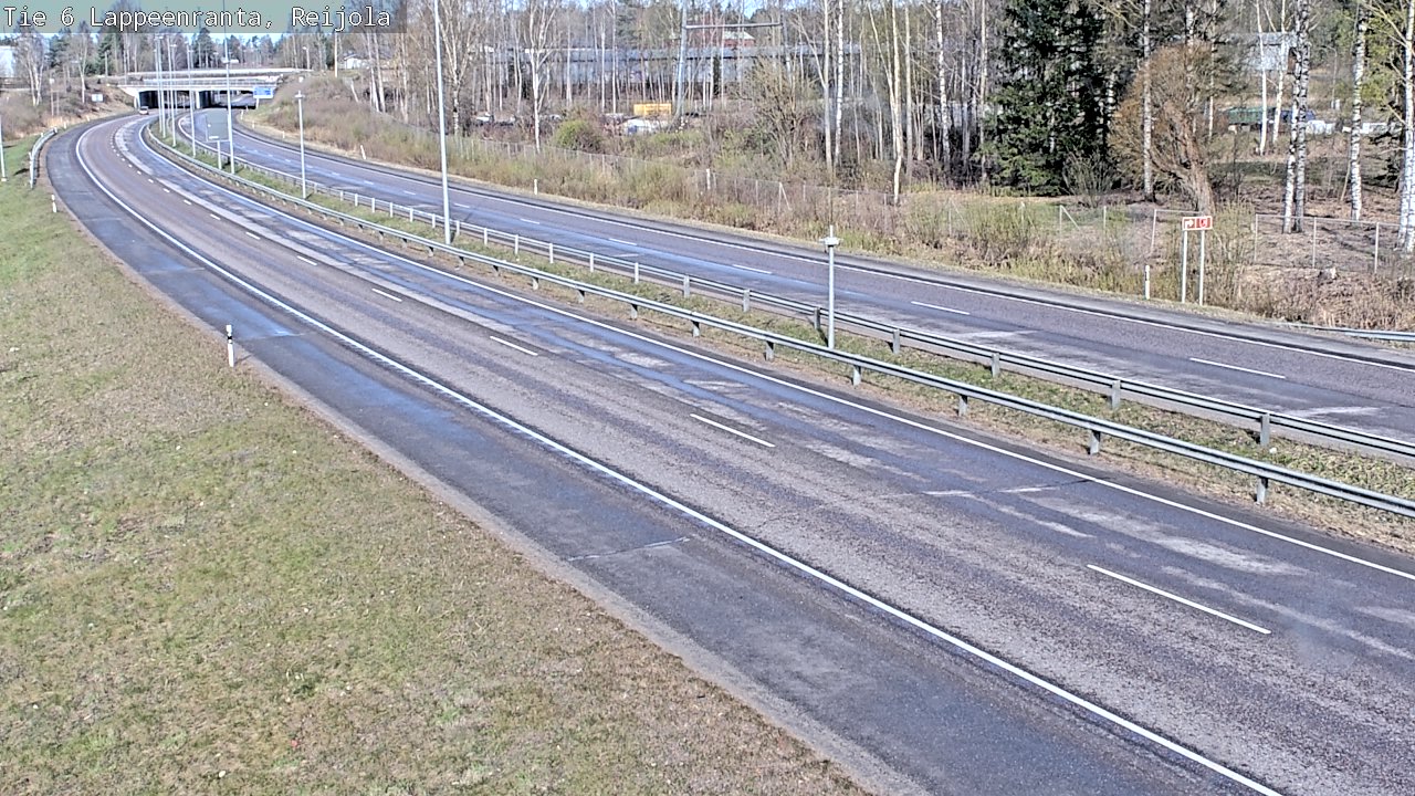 Weather Camera Image Road 6 Lappeenranta, Reijola, Lappeenranta, Etelä-Karjala