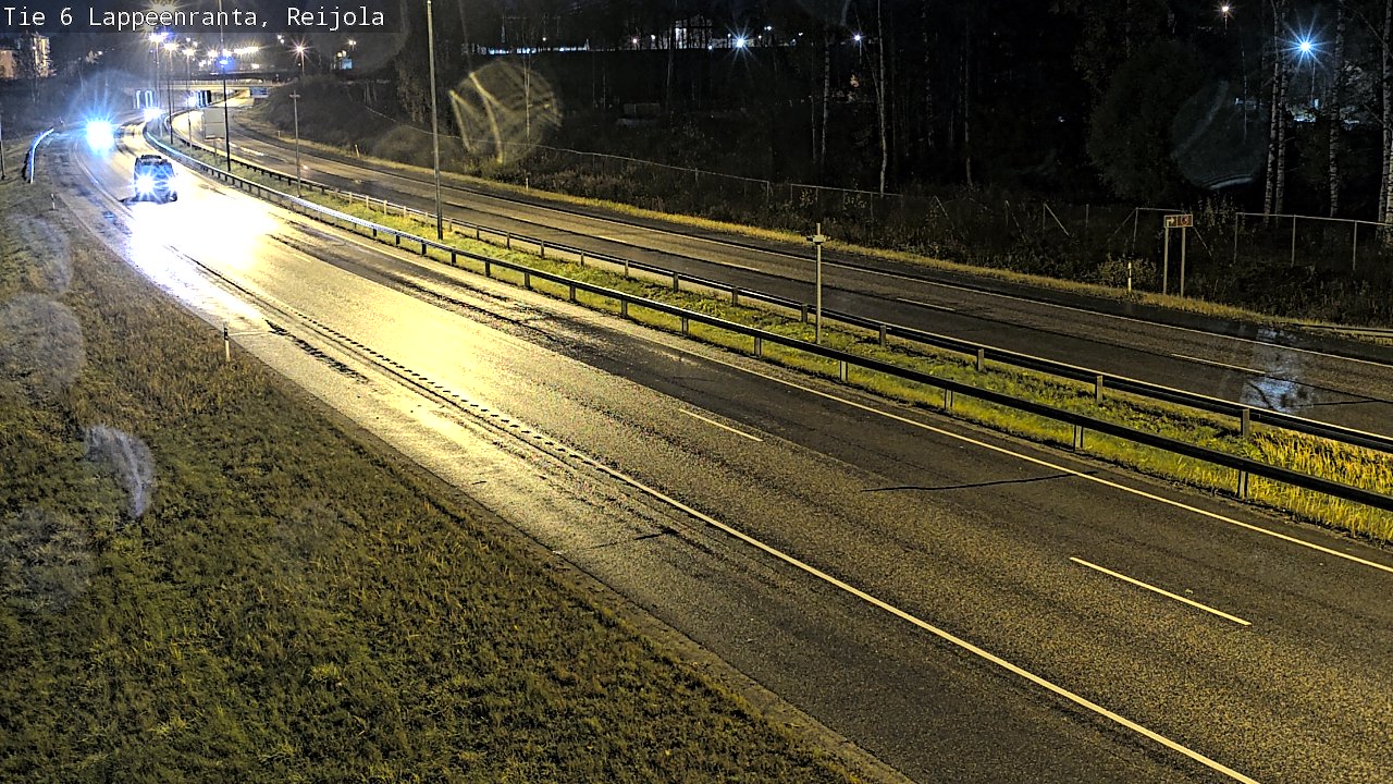 Weather Camera Image Road 6 Lappeenranta, Reijola, Lappeenranta, Etelä-Karjala