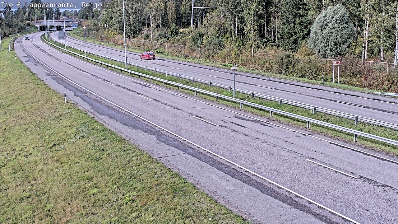 Weather Camera Image Road 6 Lappeenranta, Reijola, Lappeenranta, Etelä-Karjala