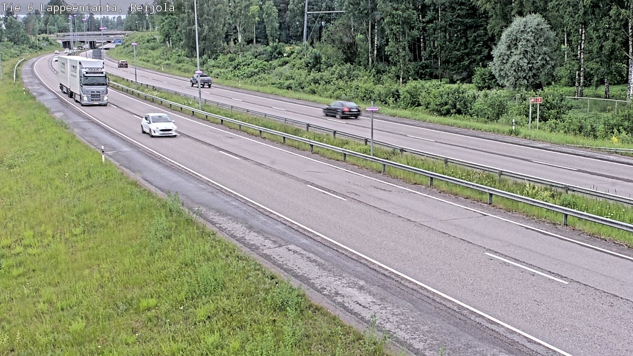 Weather Camera Image Road 6 Lappeenranta, Reijola, Lappeenranta, Etelä-Karjala