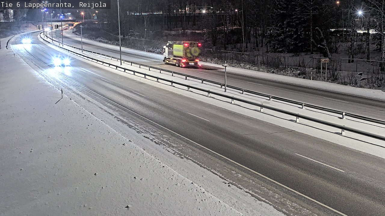 Weather Camera Image Road 6 Lappeenranta, Reijola, Lappeenranta, Etelä-Karjala