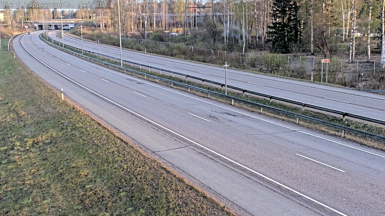 Weather Camera Image Road 6 Lappeenranta, Reijola, Lappeenranta, Etelä-Karjala