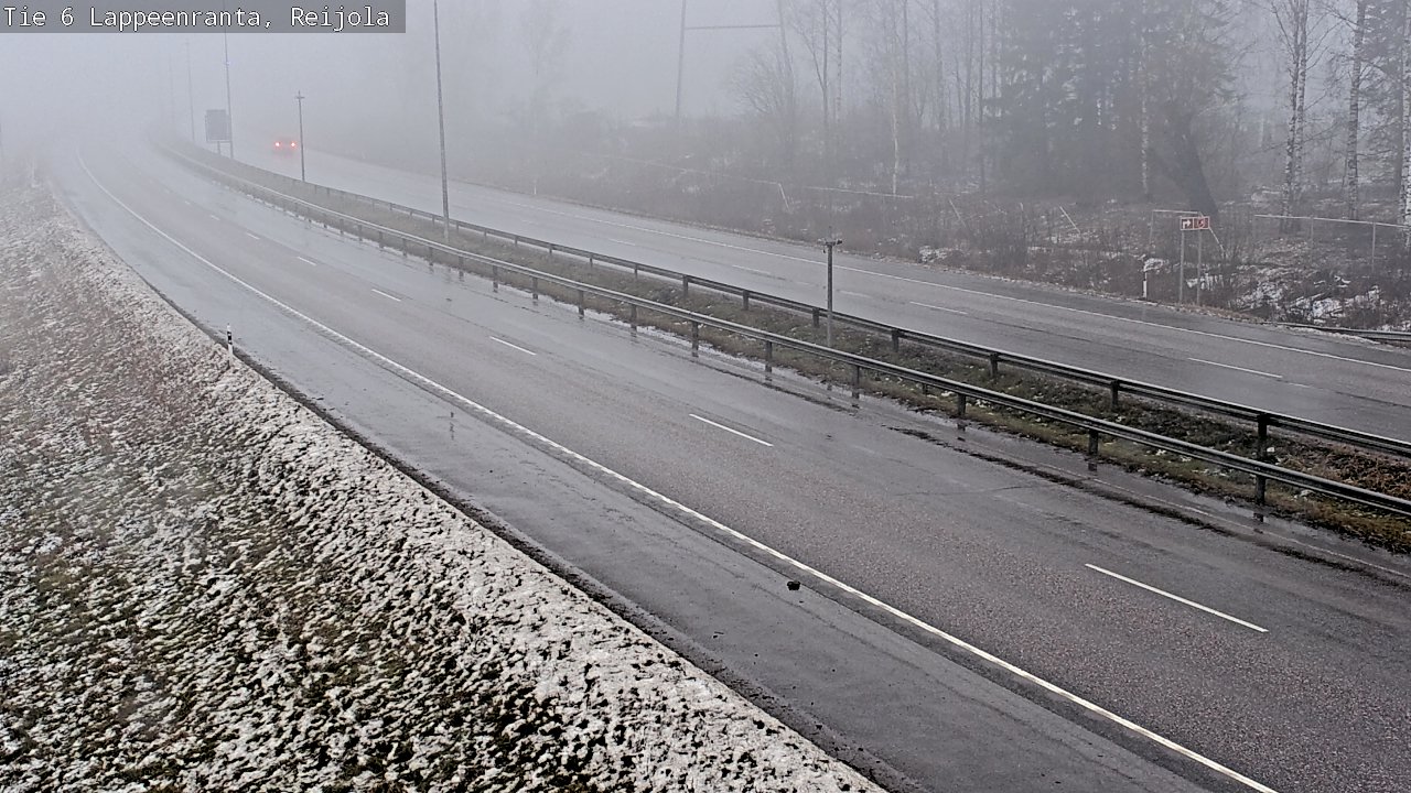 Weather Camera Image Road 6 Lappeenranta, Reijola, Lappeenranta, Etelä-Karjala