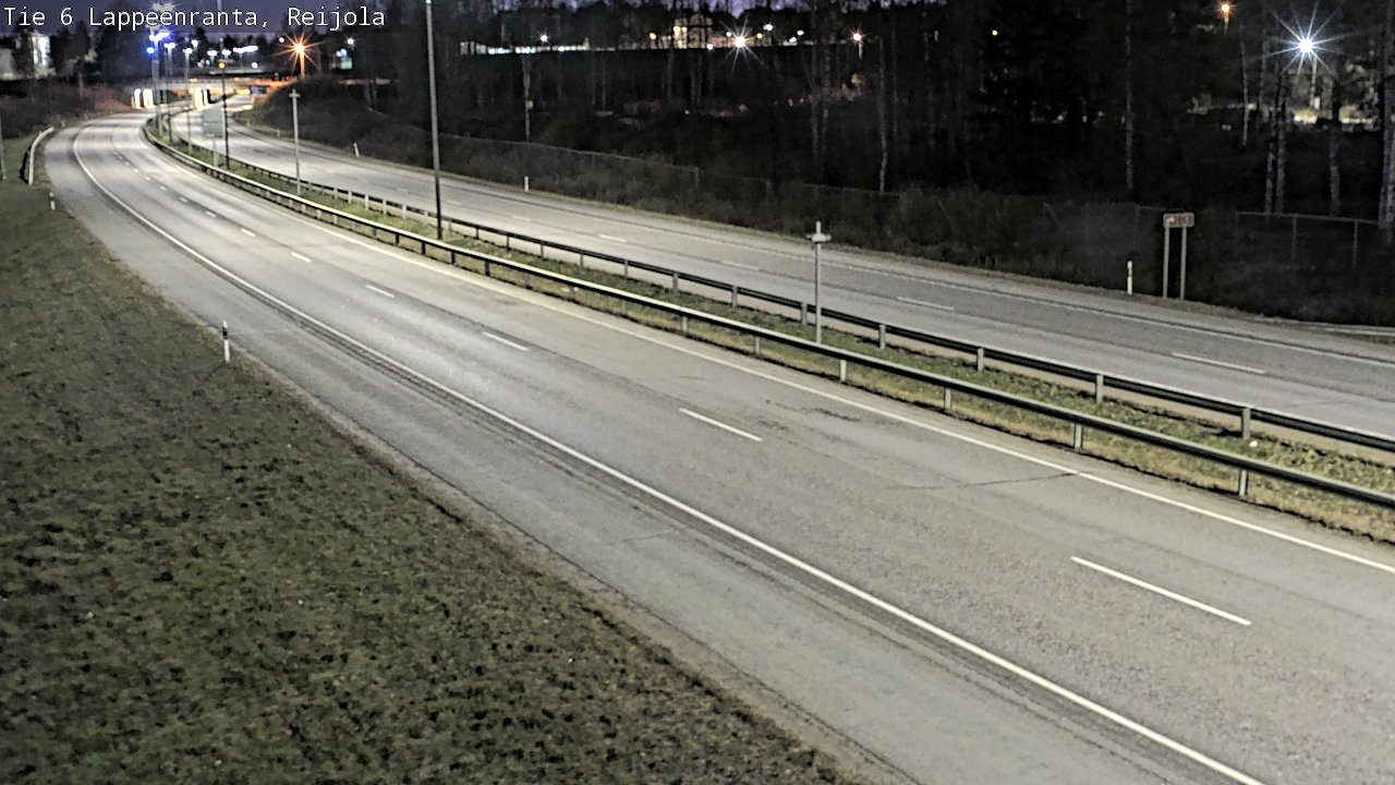 Weather Camera Image Road 6 Lappeenranta, Reijola, Lappeenranta, Etelä-Karjala