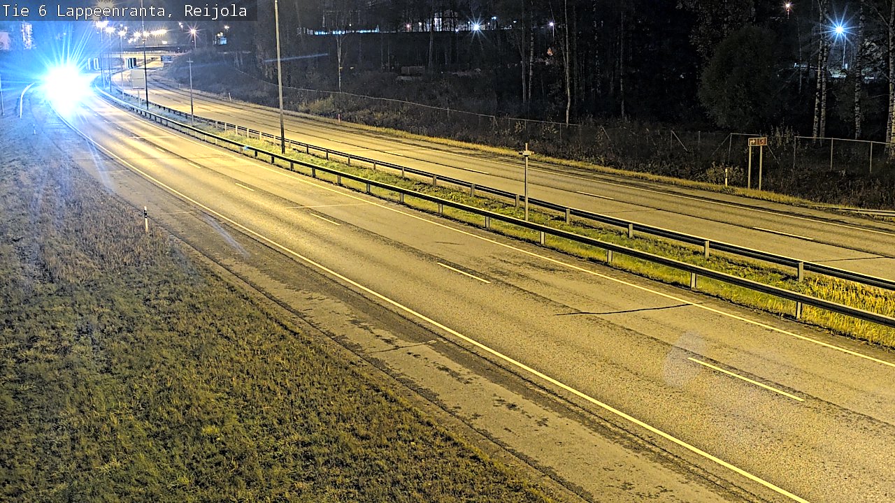 Weather Camera Image Väg 6 Villmanstrand, Reijola, Lappeenranta, Etelä-Karjala