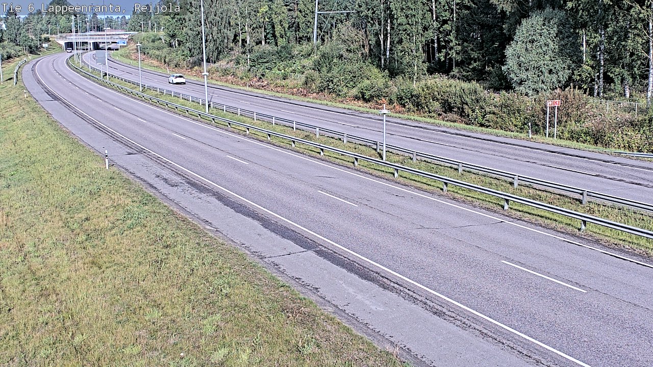Weather Camera Image Road 6 Lappeenranta, Reijola, Lappeenranta, Etelä-Karjala